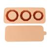 Ice Mold sy Fill Silicone 3 Cavity Hollow Cylinder Ice   for Whiskey Cold Drink