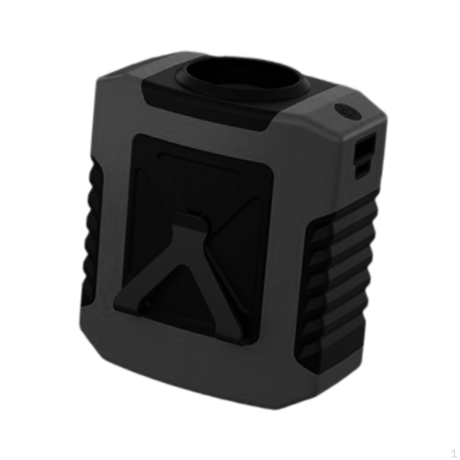 

Portable Waist Fan Adjustable Speeds Clip on Personal Cooling with Flashlight for Fishing чёрный