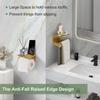 304 Stainless Steel Toilet Paper Holder with Phone Shelf Toilet Paper Dispenser  Bathroom