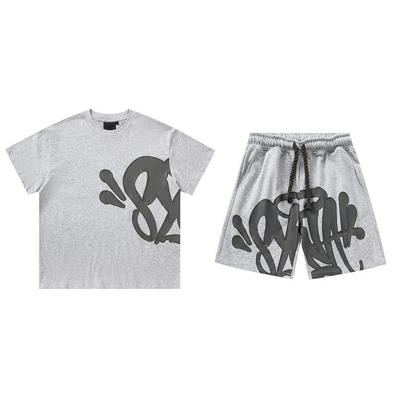 American loose hooded sweater Y2K men's and women's trendy brand hip-hop sweatpants street couple casual hoodie set foreign trade