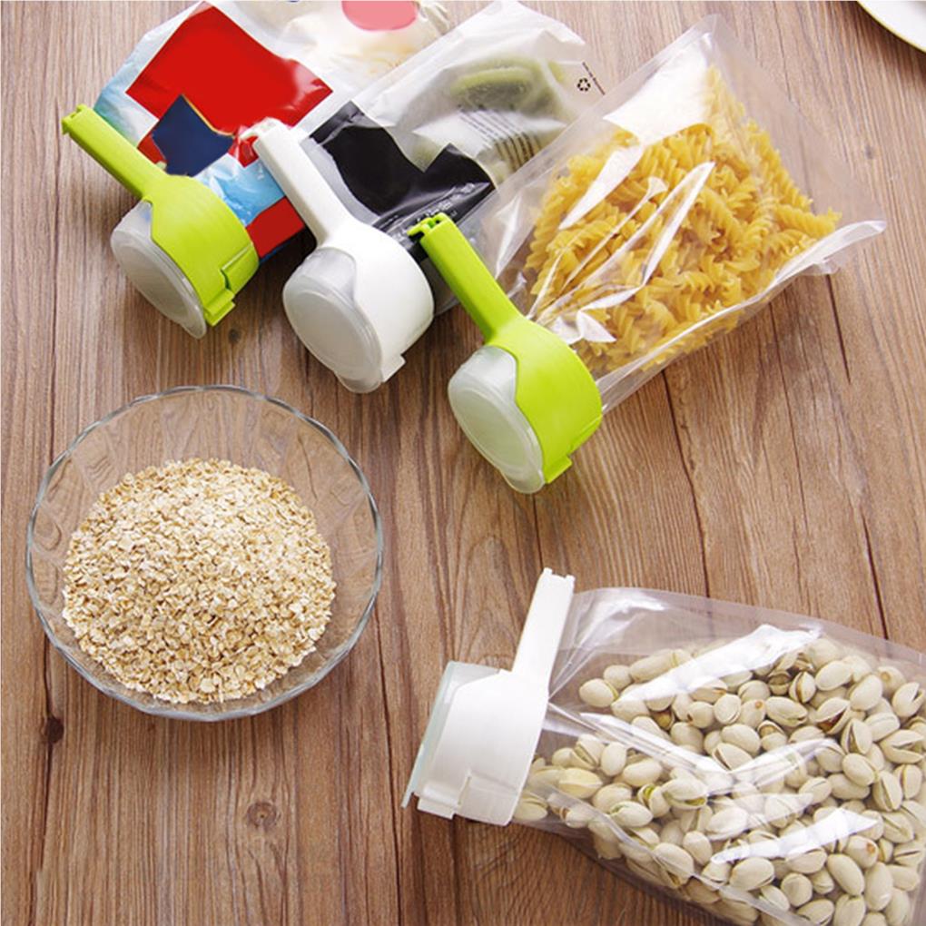 Sealing Clamps With Large Nozzles Plastic Snack Fresh-keeping Clip Lovely Bag Sealer Home Travel Kitchen Office Tools
