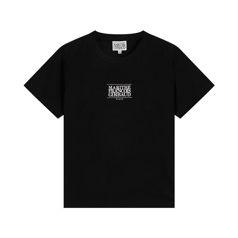 Women s Crew Neck Short Sleeve Slim Fit Korean Cotton Crop T-Shirt Small Logo Letter Print Celebrity Same Tee S