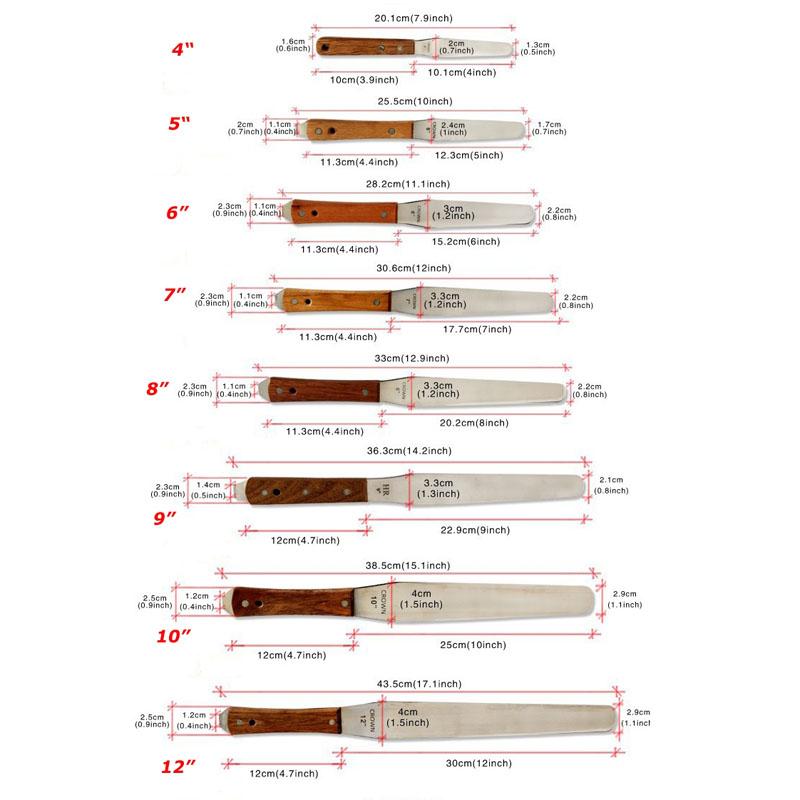 Stainless Steel Spatula Inking Paint Glue Mixing Knife Draw Spatula Texture Scraper Painting Decorating Ink Putty Knife Tools