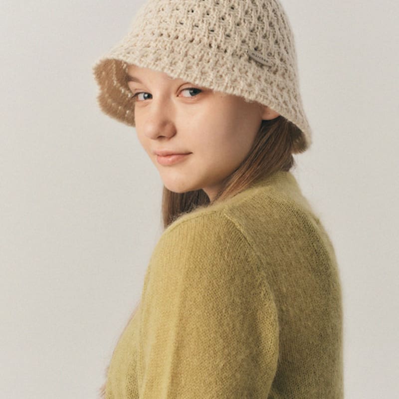 

Marchen Sylo вязаная панама_4 цвета brown