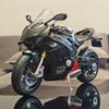 1/6 Ducati V4SP2 Rennmotorrad Legierung Druckgussmodell Dynamischer Kupplungsornament Spielzeug für Jungen Geburtstagsgeschenk für Freunde