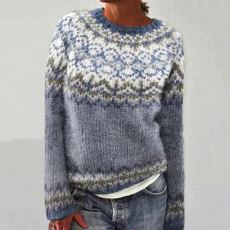 TIFICY Maglioni a girocollo a maniche lunghe per autunno e inverno, moda donna