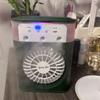 USB Desktop Silent Fan and Humidifier with Aromatherapy Capability