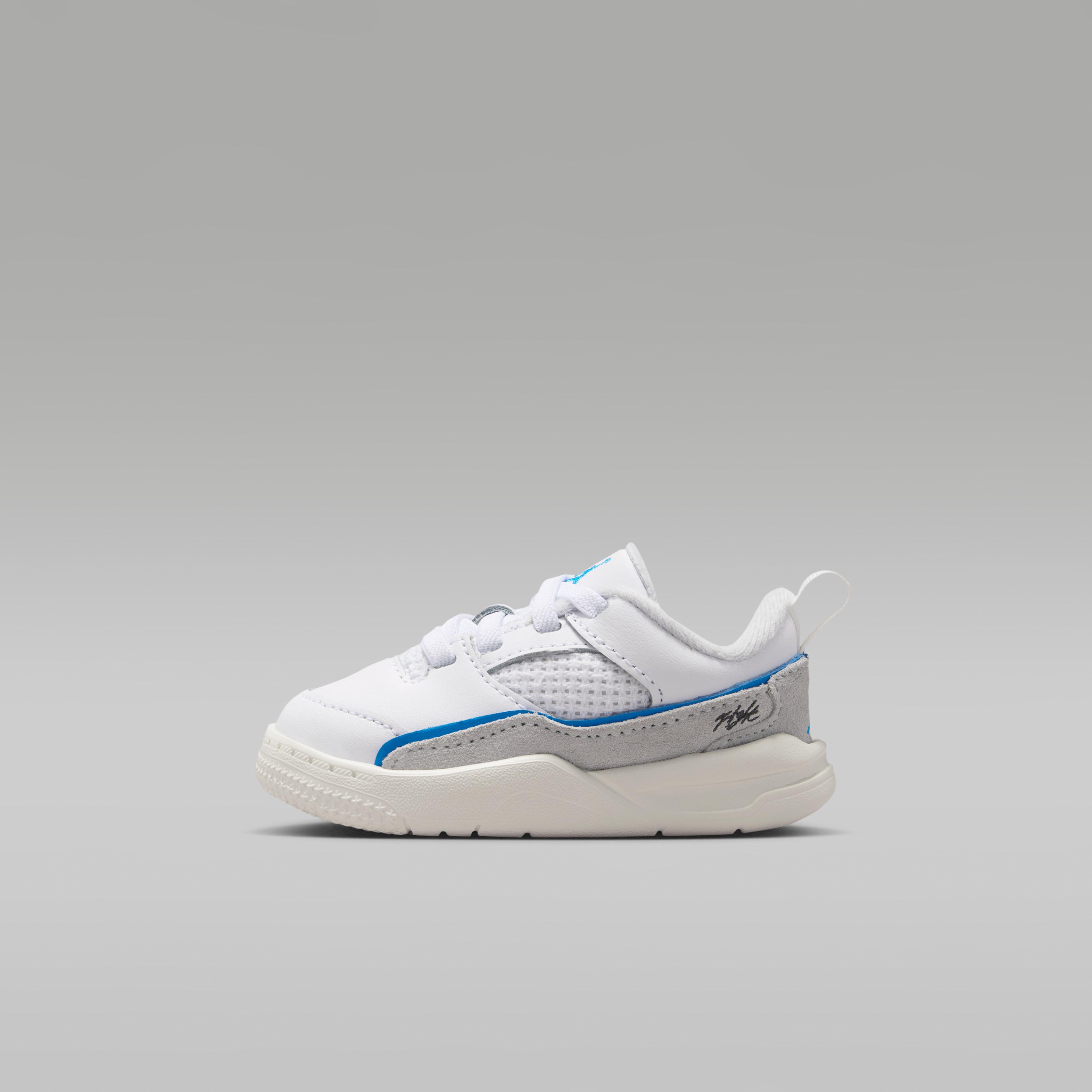 

Jordan Flight Court White Photo Blue (TD) 23.5