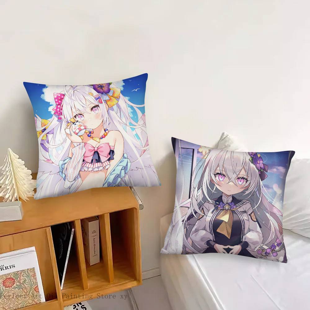 Blue Archive Shirasu Azusa Game Pillow Case Square Pillow Bedroom Sofa Leisure Comfort Cushion Car Living Room Home Decoration