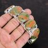 Unakite Gemstone Bracelet 925 Sterling Silver Bracelet Adjustable Chain Bracelet Antique Jewelry Handmade Amazing Bracelet Anniversary Gifts
