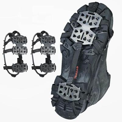 Compact and Sturdy Foot Protectors with Ice Claws and Snow Traction for Outdoor Activities