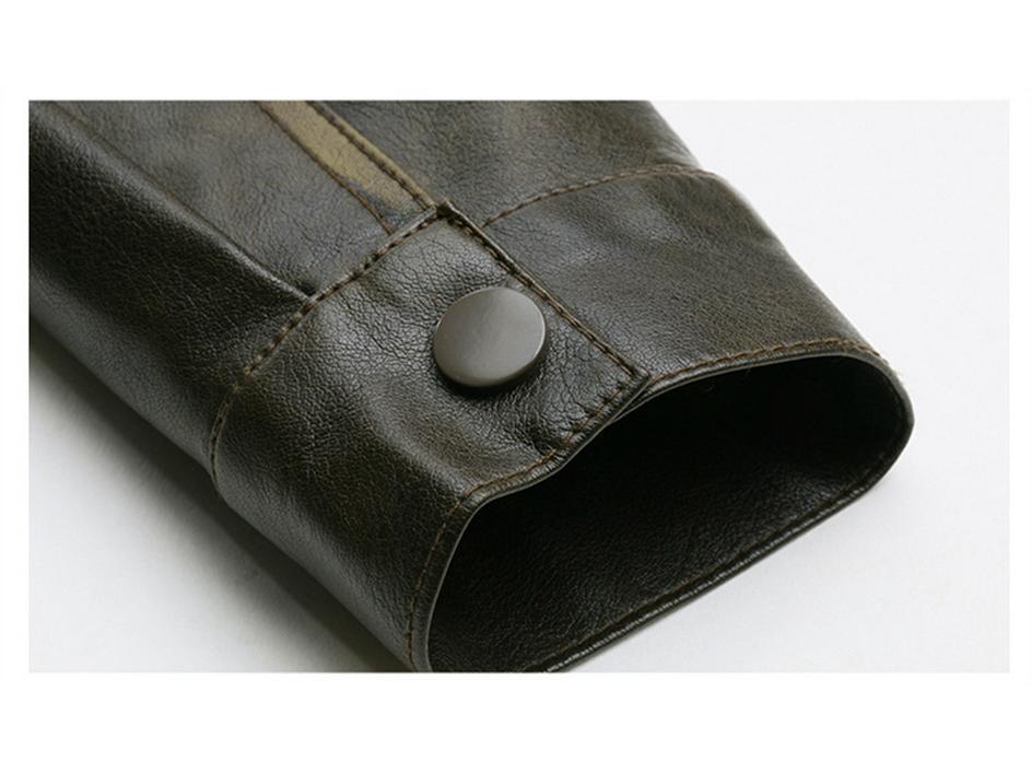 2025 Spring/Autumn Temperament Women's Slim Leather Jacket with Turn-Down Collar