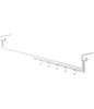 Yamazaki Tower Extendable Under-Shelf Storage Hanger, White, W46.5~80cm X D10cm X H11cm, for Over-the-Washer Storage, Hanging Laundry Storage, Product