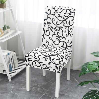 Baskılı Streç Sandalye Kapak Büyük Elastik Koltuk Sandalye Ofis Koltuğu Slipcovers Restoran Ziyafet Otel Ev Dekorasyonu Kapakları