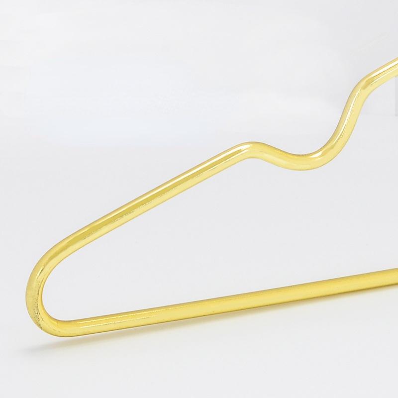5pcs Nordic Minimalist Style Golden Hangers Clothing Store High-end Hangers Home Bedroom Drying Racks Clothes Hanger Pants Racks