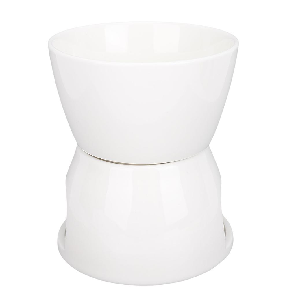 Chocolate Fondue Pot Set 300ML Non Slip Base Ceramic Cheese Butter Fondue Maker Set for Home