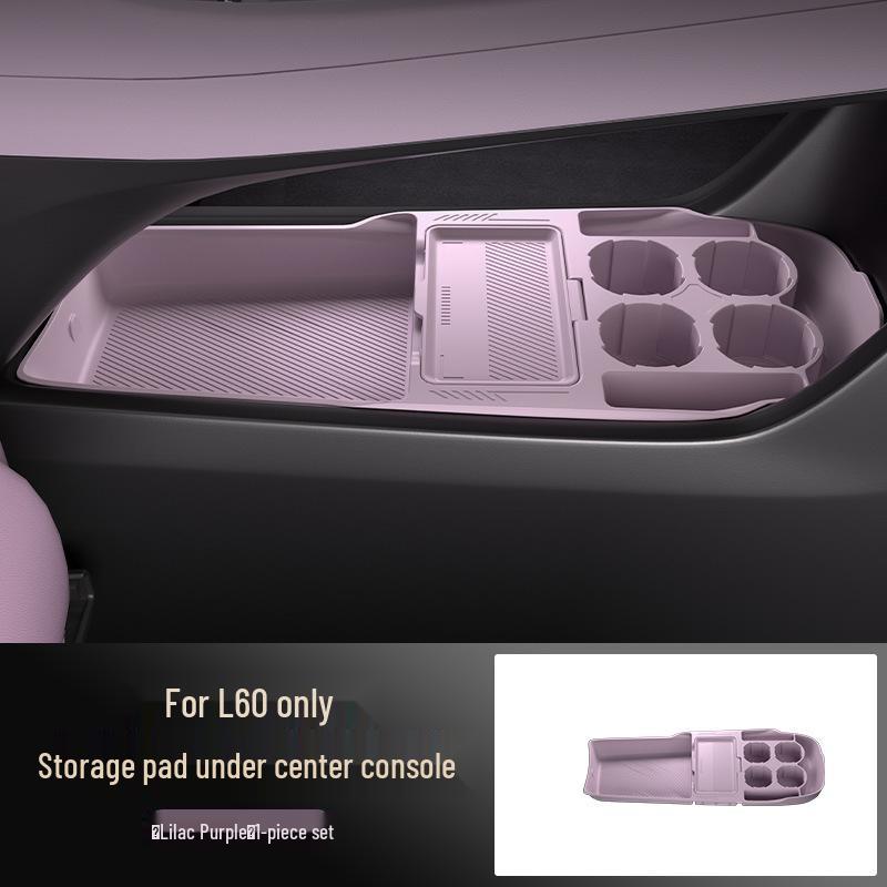 Compatible with 24 Ledao L60 models: Lower center console storage box and full car interior accessory set.