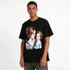 Mom And Baby Brushing Teeth Print Casual Parent-child Top Pure cotton T-shirt