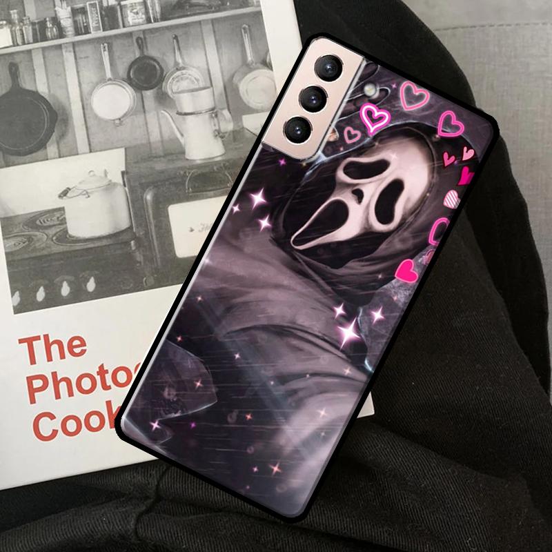 

Чехол Ghostface Scream для Samsung Galaxy S21 FE S8 S9 S10 Plus Note 10 Note 20 Ultra S20 FE S22 Ultra Coque Note 20 Ultra