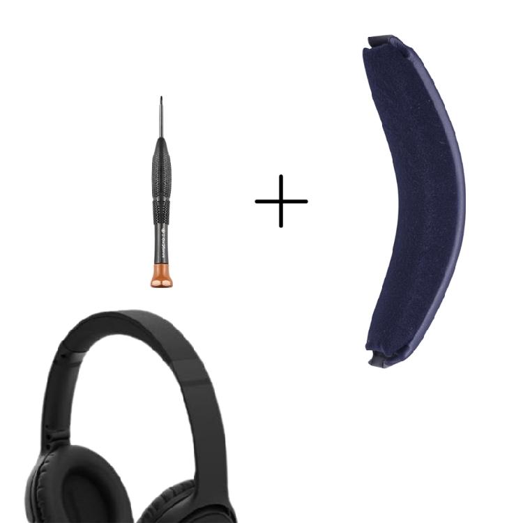 Quick Replacement Headband Pad For QC35/35II Over Ear Headphones Soft Protein Leather Cushion Screwdriver Included