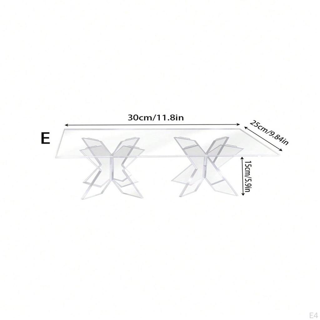 Akrylowy Stojak Ekspozycyjny na Babeczki, Patera na Desery dla Uroczystości Baby Shower