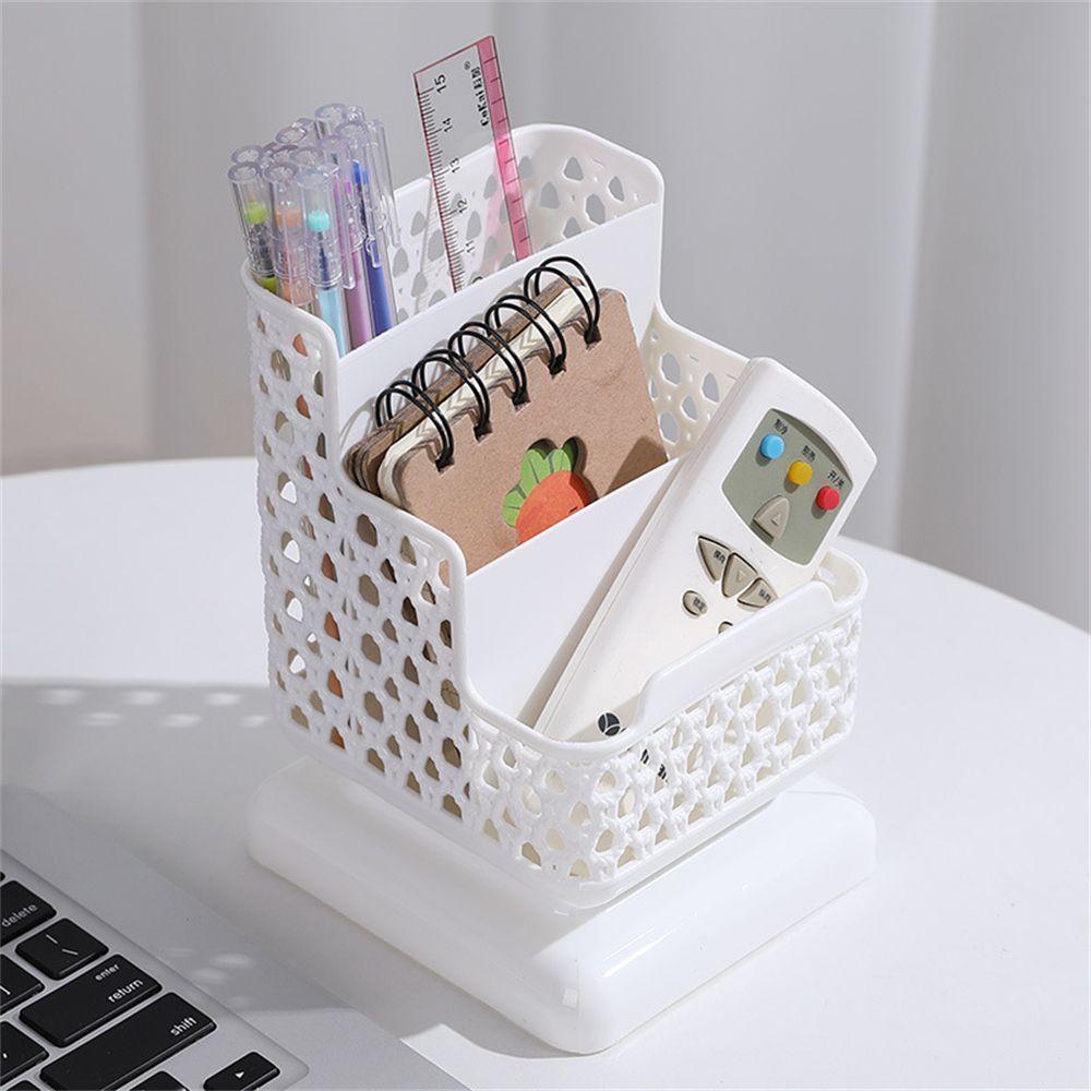 Supply Phone Standing Stationery Organizer Make Up Brush Holder Desktop Storage Box Pen Holders