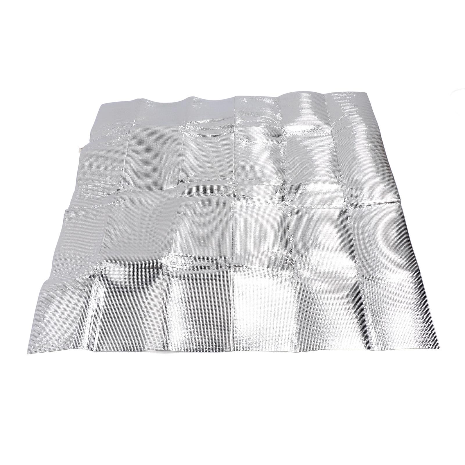 Zolder Ventilator Afdekking PE en Aluminium Efficiënte Isolatiefilm Stofdicht Zolder Ventilatie Isolatie Afdekking voor Thuis 129x129cm 129x129cm/50.79x50.79in