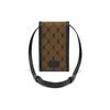 New MLB Monogram Collection Polyester Shoulder Bag Crossbody Bag Cell Phone Pouch Regular Unisex Coffee 3ACRH011N-43BGD