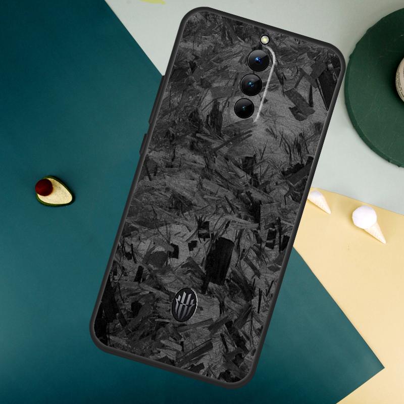 Узор из кованого карбона для чехла ZTE Nubia Red Magic 10S 8 9 8S 9S Pro Plus 10 Air 6S 7S 7 Pro Red Magic 11 Pro Plus Red Magic 6Pro