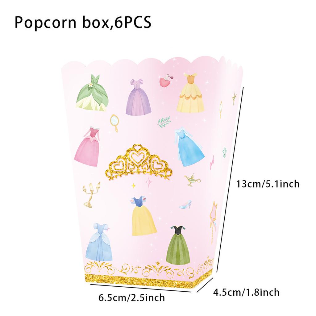 Princess Dress Theme Party Supplies Birthday Decoration Princess Party Decoration Party Arrangement Tableware