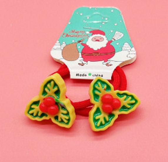 2021 Christmas Santa Claus Hair Ties & Headbands for Kids - Hair-Friendly Accessories