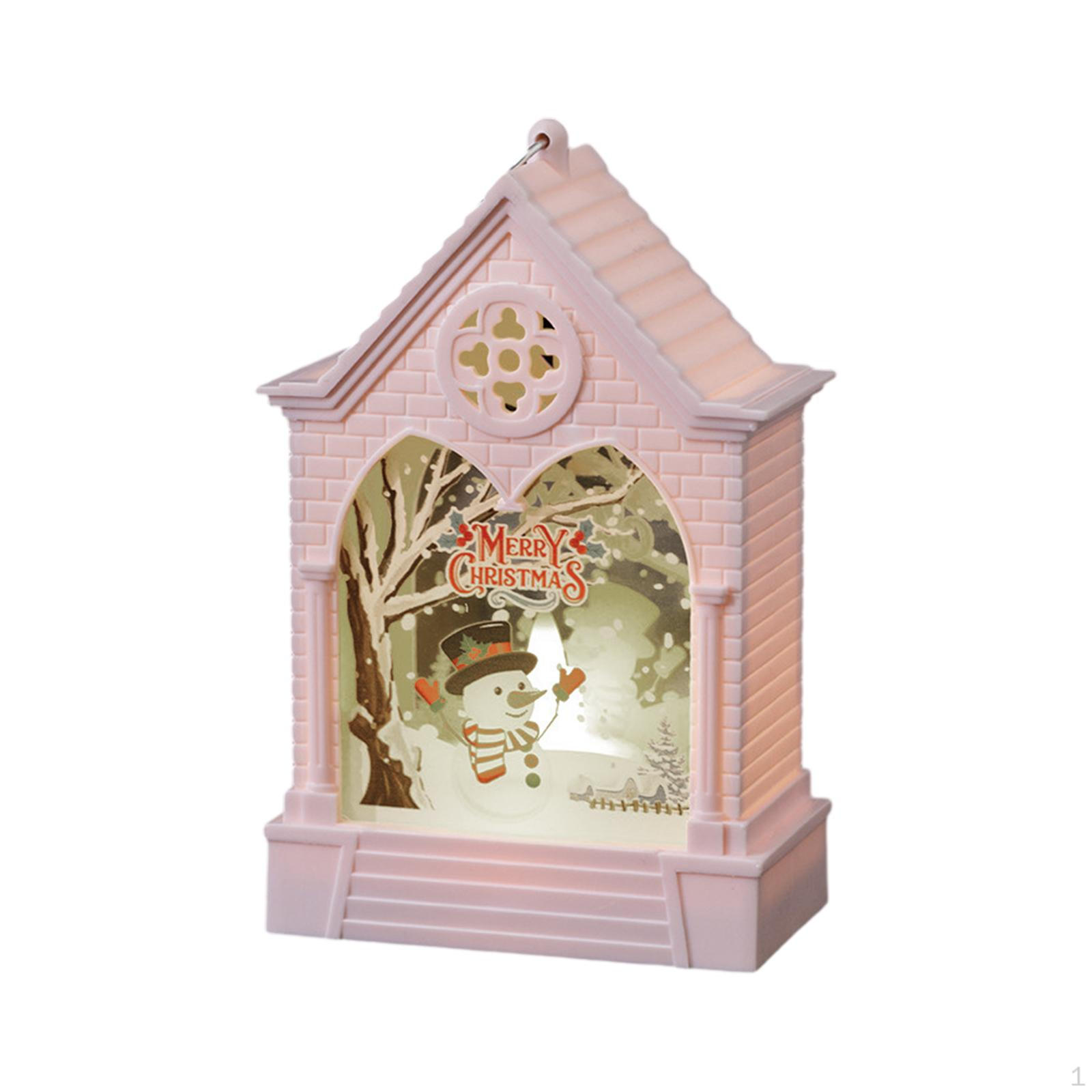 

15 см Рождественский светодиодный фонарь-ночник, украшение стола, портативная рождественская декоративная лампа для спальни Style D