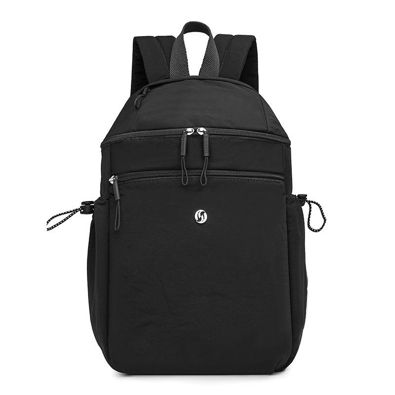 Fashion Women's Bag Summer New Solid Color Backpack Casual Nylon Bag Large Capacity Travel Backpack