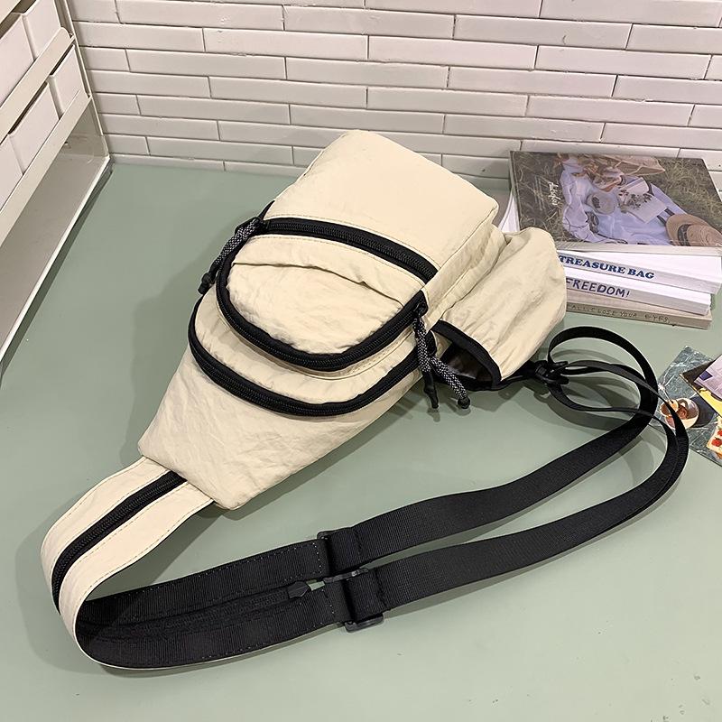 Casual backpack new fashionable multi-functional breast bag trendy travel anti-splashing messenger bag high value backpack