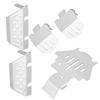 5Pcs/Set Chassis Armor Protective Plate Aluminium Alloy Guard Fit for TRAXXAS/TRX?4/TRX4 RC Car