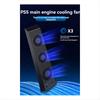 AS62 For PS5 Gaming Console Cooling Fan, Silent Noise Reduction Fan with LED Lights
