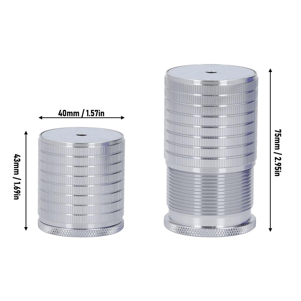 Furniture Riser Furniture Riser 43-75mm Adjustable Strong Load Bearing Aluminum Alloy Heavy Duty Bed Riser Metal Bed Riser