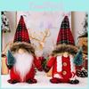 Enchanting Red Christmas Gnome Doll Decoration With Cozy Style For Heartwarming Holidays