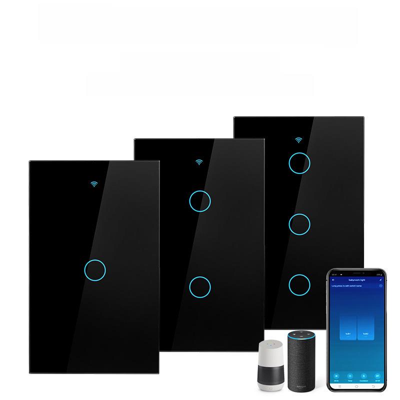 Tuya Smart WiFi + RF US Universal Switch, Compatible with Alexa, Features Single/Zero Fire and App Timing