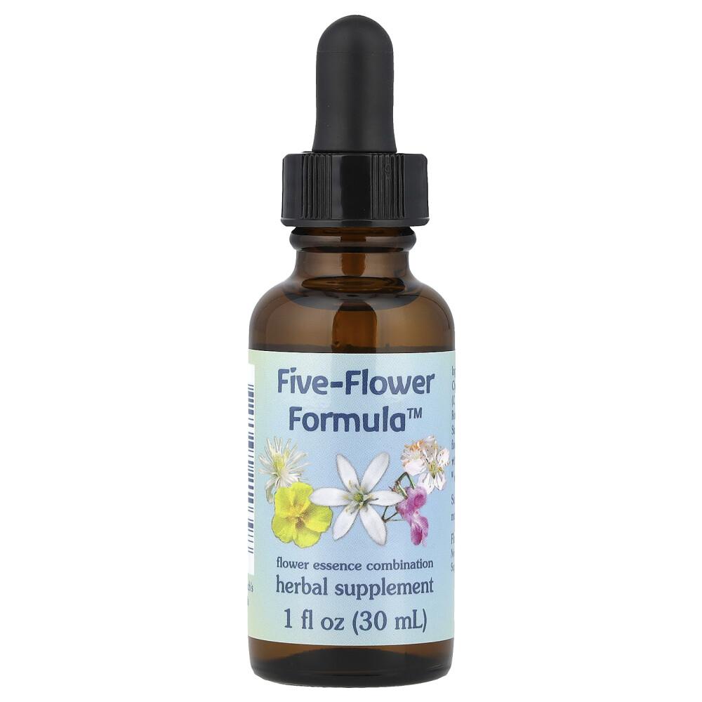 Flower Essence Services Five-Flower Formula Flower Essence Combination 30ml (1 fl oz) 30ml - 1 ea
