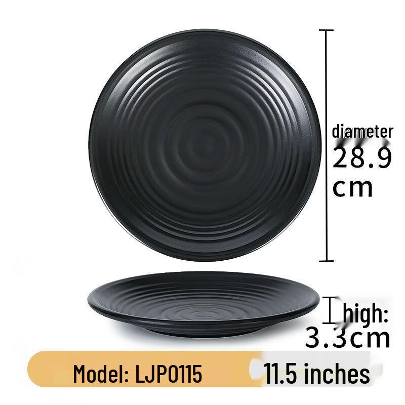 Heerli Melamine Anti-Drop Round Dinner Plate