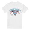 SUPERMAN Unisex Adult Flying Stripes T-Shirt