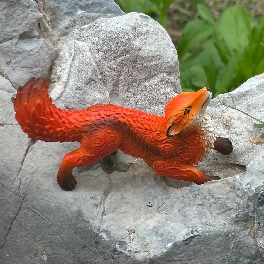 

Dcor Fox Charming Adorable Resin Figurine Perfect For Cute Garden And Home Styling