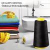 DIY Cones Spool 402 Sewing Thread 3000yards Black White Polyester Thread Sewing Thread Household