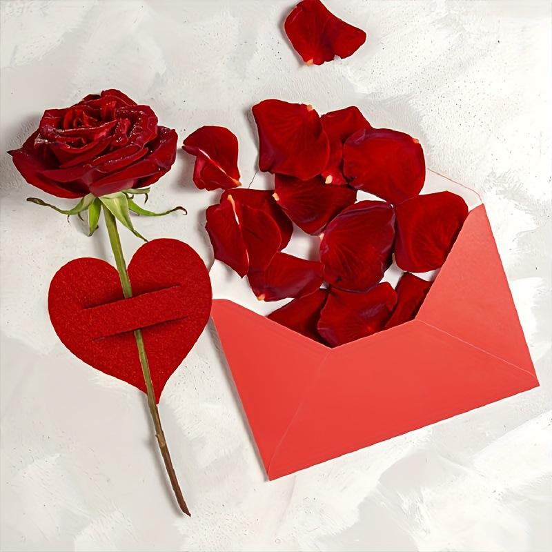 10Pcs Heart-Shaped Knife And Fork Covers, Valentine'S Day And Birthday Party Decoration Items, Home Tabletop Ornaments