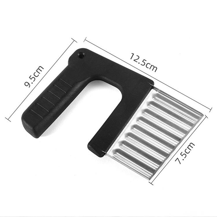 Stainless Steel Wavy Potato Cutter & Vegetable Slicer Kitchen Tool