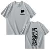 Chanteuse Maria Becerra La Nena Short à lettres Manches courtes Esthétique Harajuku Mode Été Imprimé 100% Coton T-shirt