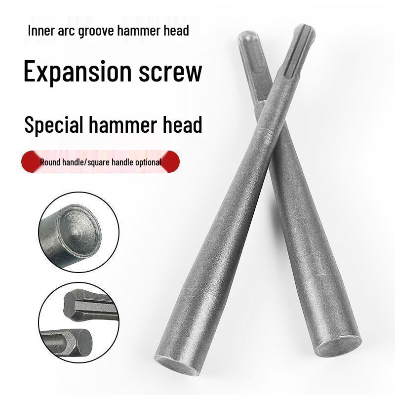 Dual-use Anti-theft Expansion Bolt for Door/Window Installation - Recessed Sleeve with No Thread Damage Square Handle Hammer Head