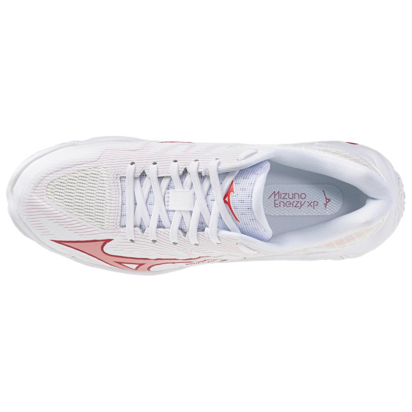 Mizuno Wave Lightning Volleyball Shoes Women's White Red V1GC260073