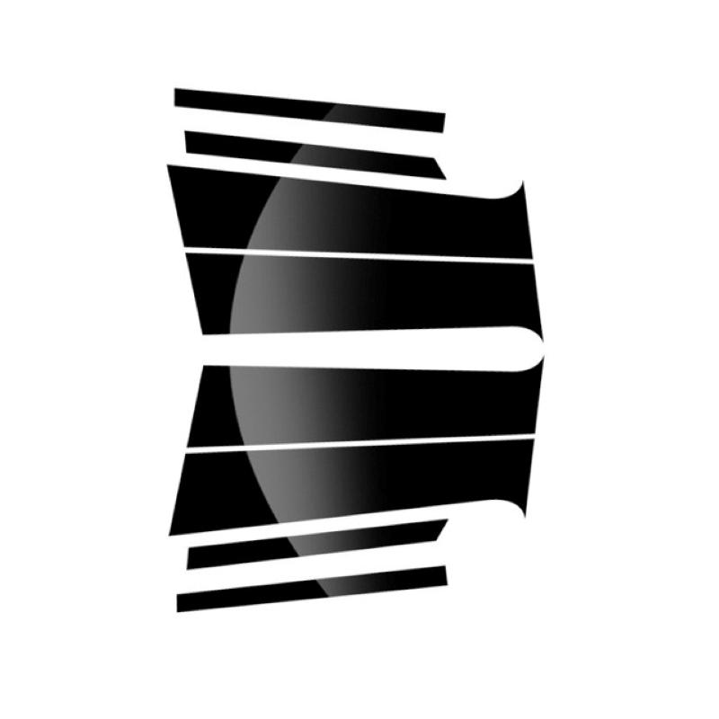 Se potrivește pentru Chevrolet Trax 2014-2018 Fibră de carbon Fereastră de mașină Coloana ușii BC Stâlp capac Trim Efect de oglindă PC